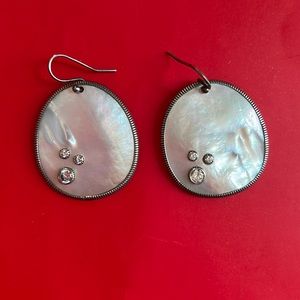 SILPADA sterling mother of pearl earrings